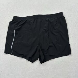 VRST Men's Accelerate 5" Shorts Size 2XL Black Stretch Mesh Liner